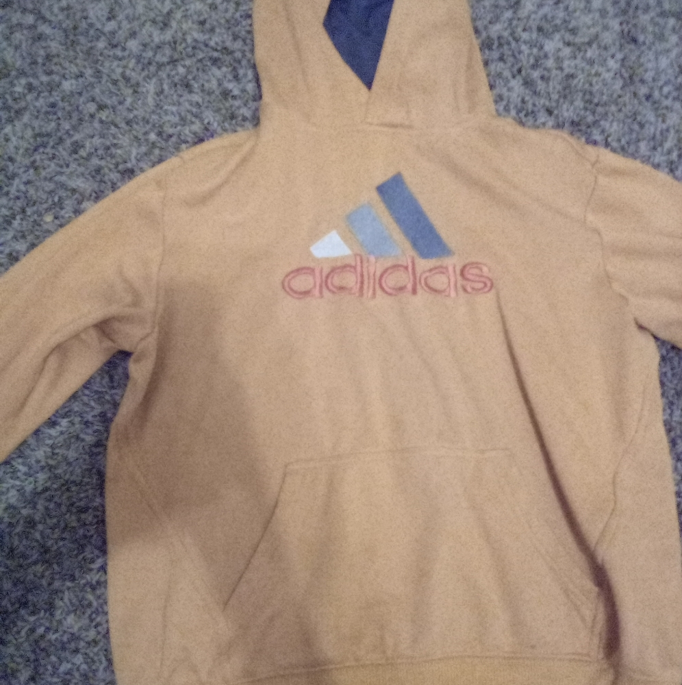 Orange Adidas hoodie